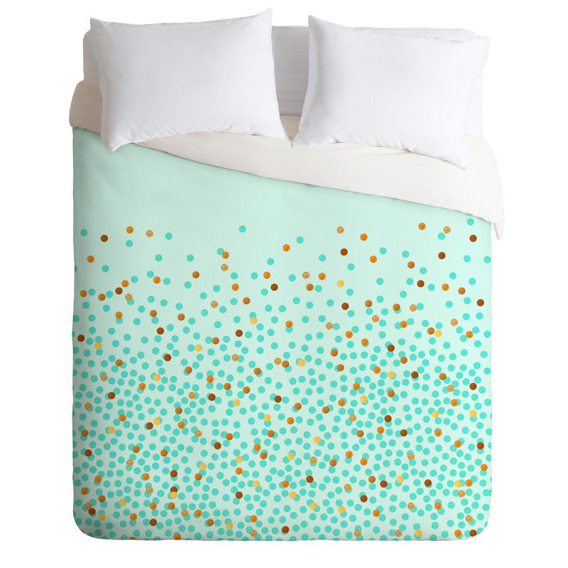 Iveta Abolina Polyester Dots Duvet Cover, King Duvet Cover + 2 King Shams