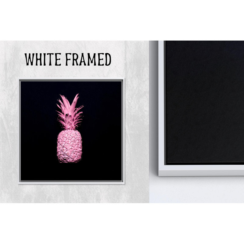 Impression sur toile Elegant Black Printed - Modern Home Decor Wall Art, 1P WhiteFramedCanves, H: 63,1 po x l: 63,1 po