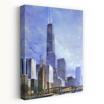 Chicago, horizon contemporain, architecture contemporaine, art mural