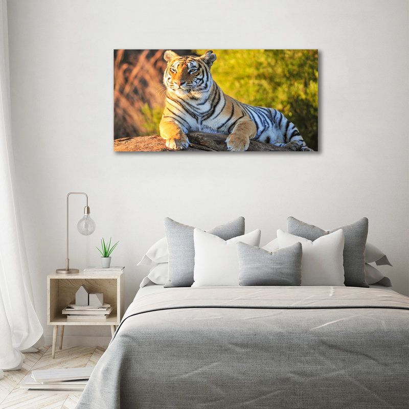Portrait Of A Tiger - Wrapped Canvas Print