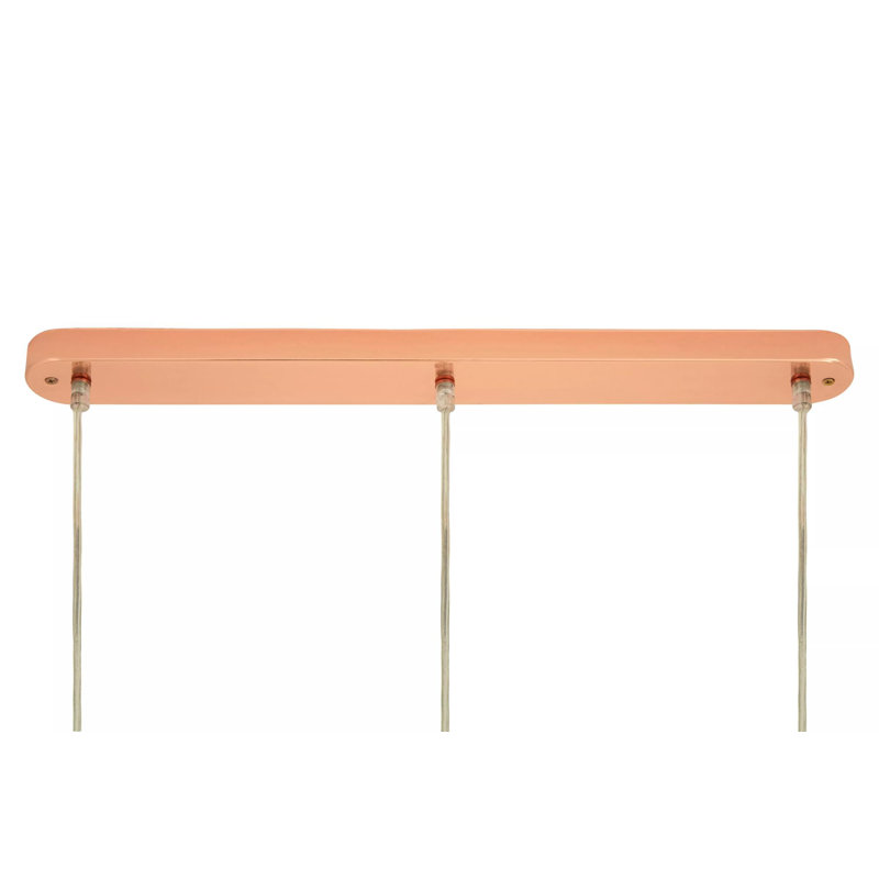 Caffrey 3 - Light Kitchen Island Pendant, Copper