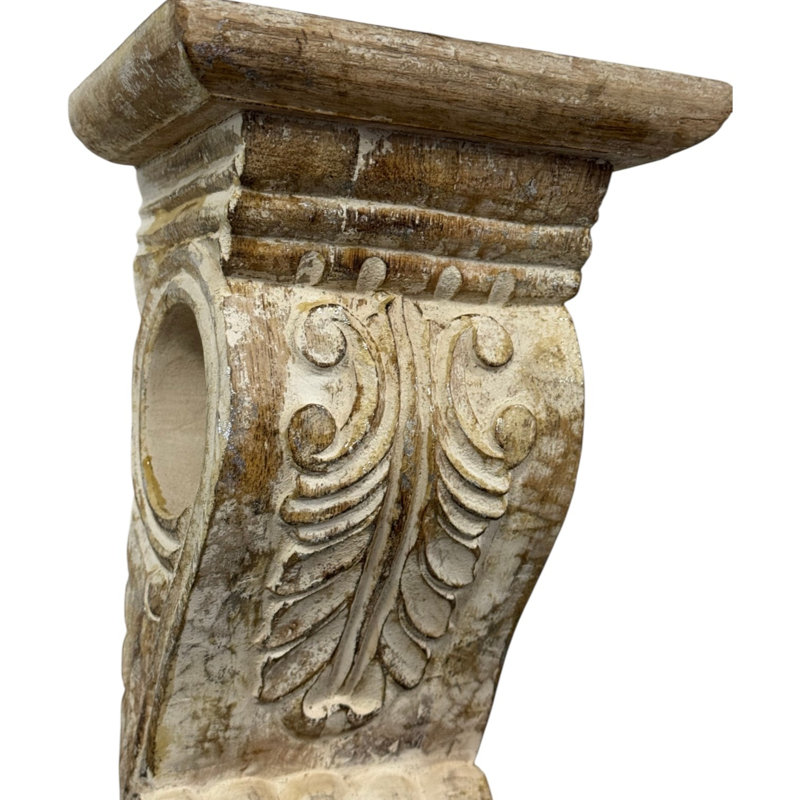 Support de fixation de rideaux mural acanthus à tringle Almanza