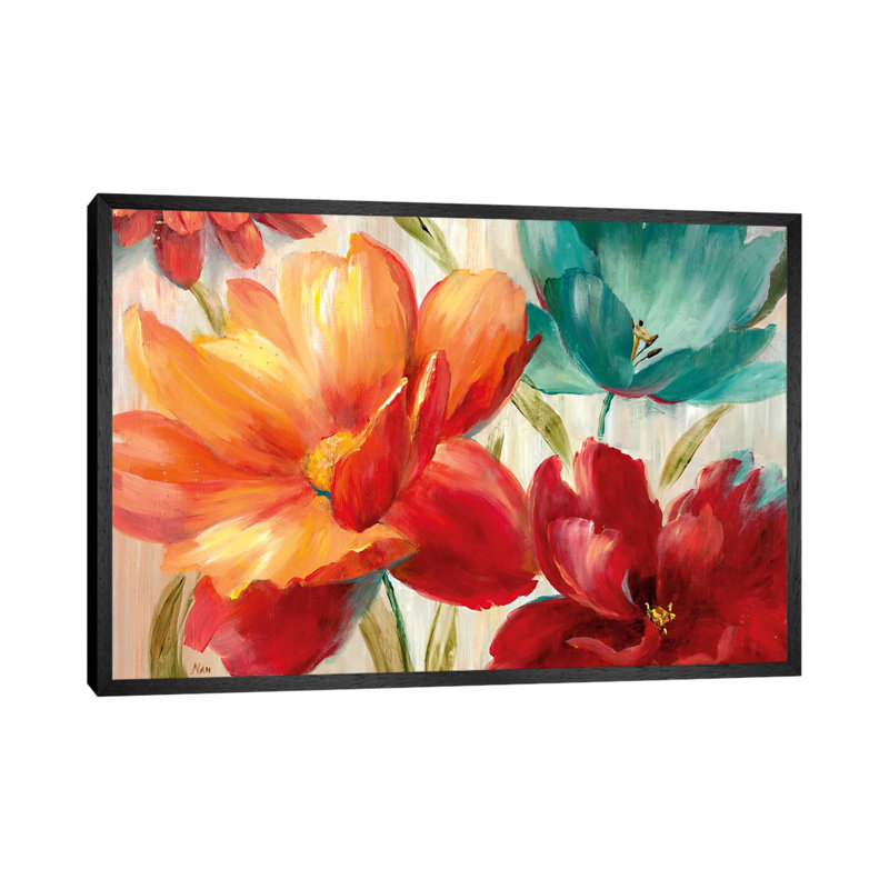 Avalon Garden 1 Piece Painting on Canvas, 101.6 cm H x 66.04 cm W, Black Framed