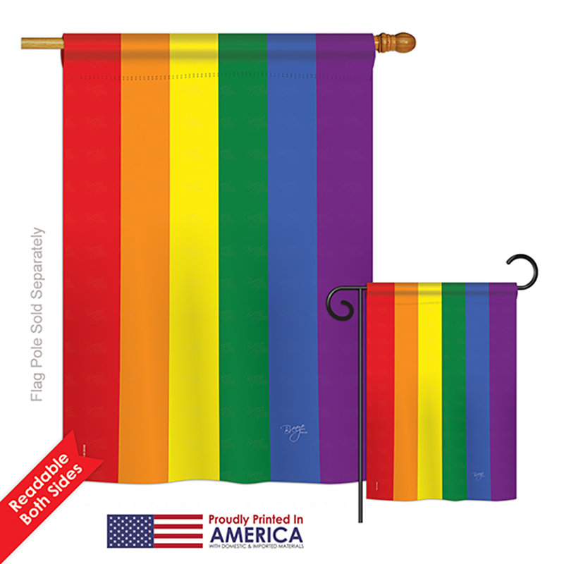 Drapeau en polyester à 2 côtés inspirive