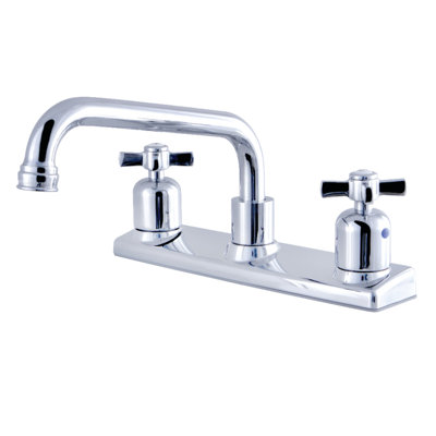 Kingston Brass Millennium Two-Handle 2-Hole 8" Centerset Kitchen Faucet