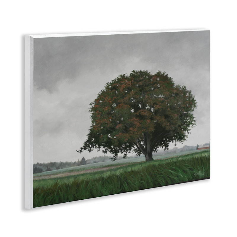 Plaque murale Atmospheric Lone Tree, design par Julie Peterson