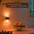 Bubble Acrylic Short Column Night Light With 3000K RGB Colors And Memory Function