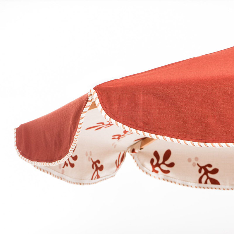 Market 84'' W Umbrella, Red