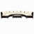 Coussin beige, structure noire