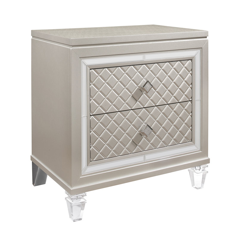 Table de chevet Cross Champagne
