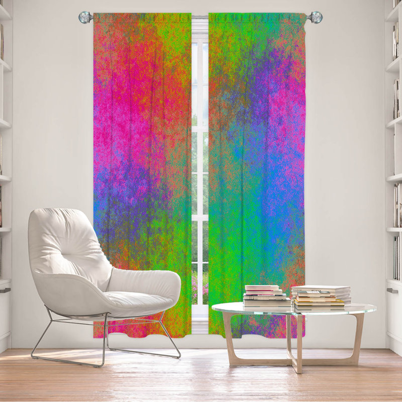 Ensemble de rideaux occultant et isolant avec passe-tringle Christy Leigh - Happiness, L 20 po x L 52 po