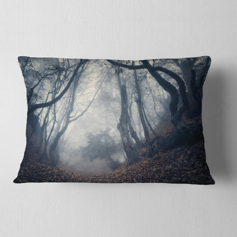 Coussin lombaire paysage d'automne