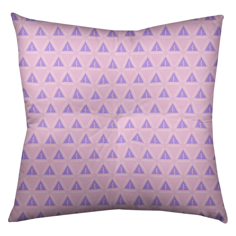 Coussin Theo Nath, 30 po x 30 po, Rose / Mauve