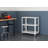 TRINITY 30 in. 3-Tier Metal Utility Cart w/ Wheels-94008131