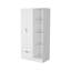 Commode combinée 35 po à tiroirs blancs