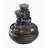 Aleverson 4-Tier Tabletop Water Fountain with LED Light, Stone Gray – Indoor or Outdoor Decorative Cascade