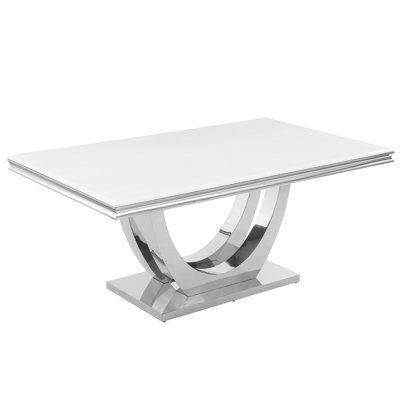 Cyriaque Metal Base Dining Table