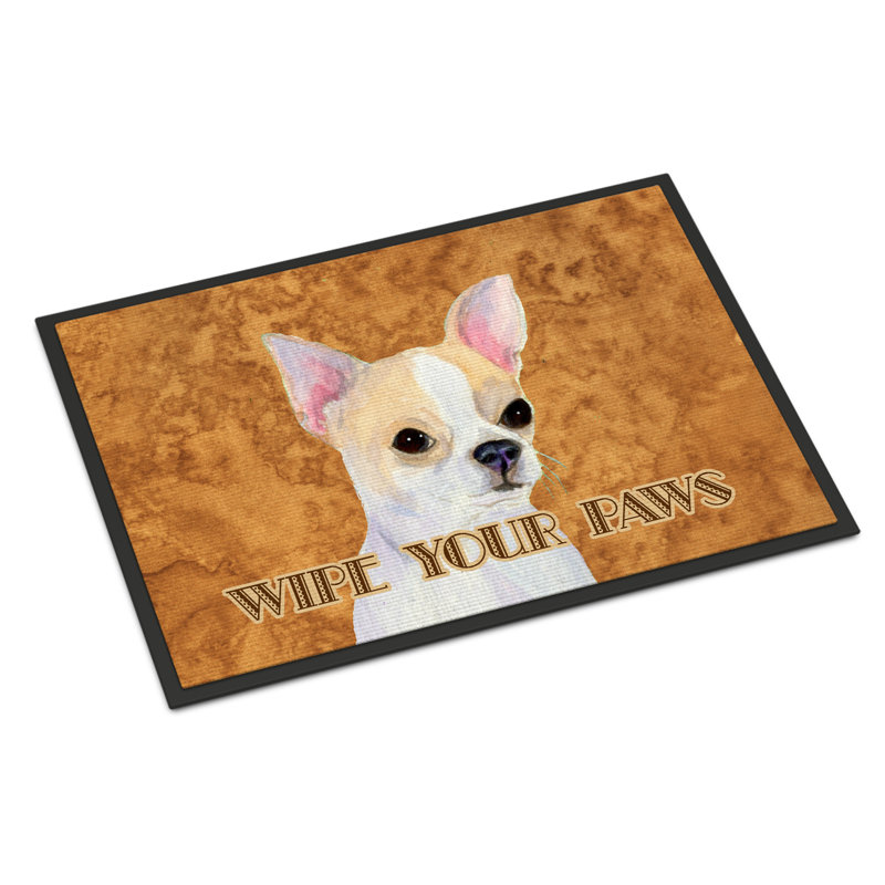 Tapis d'entrée antidérapant Sugartown, Rectangle 1 pi 6 po x 2 pi 3 po