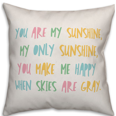  Coussin You You My Sunshine