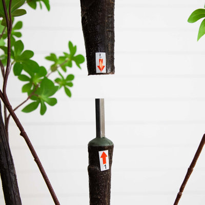 96'' Faux Enkianthus Tree in Pot Liner