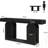 Wood Console table with open bottom shelf-1758926421