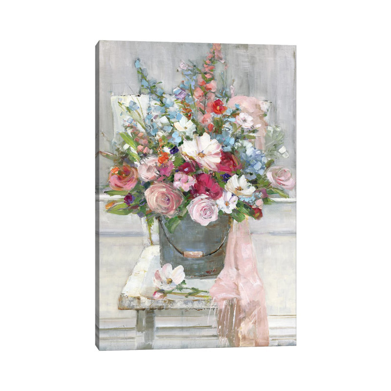 Sit Down For A Spell by Sally Swatland - Wrapped Canvas Painting, 66.04 cm H x 45.72 cm W x 1.91 cm D