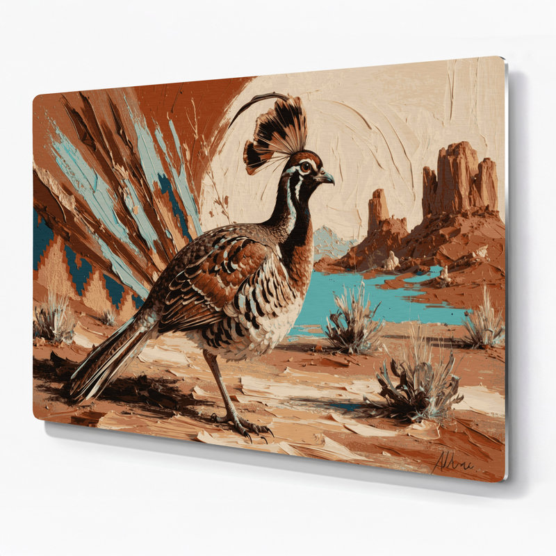 Art mural en métal Southwestern Animals, H 11 po x l 14 po