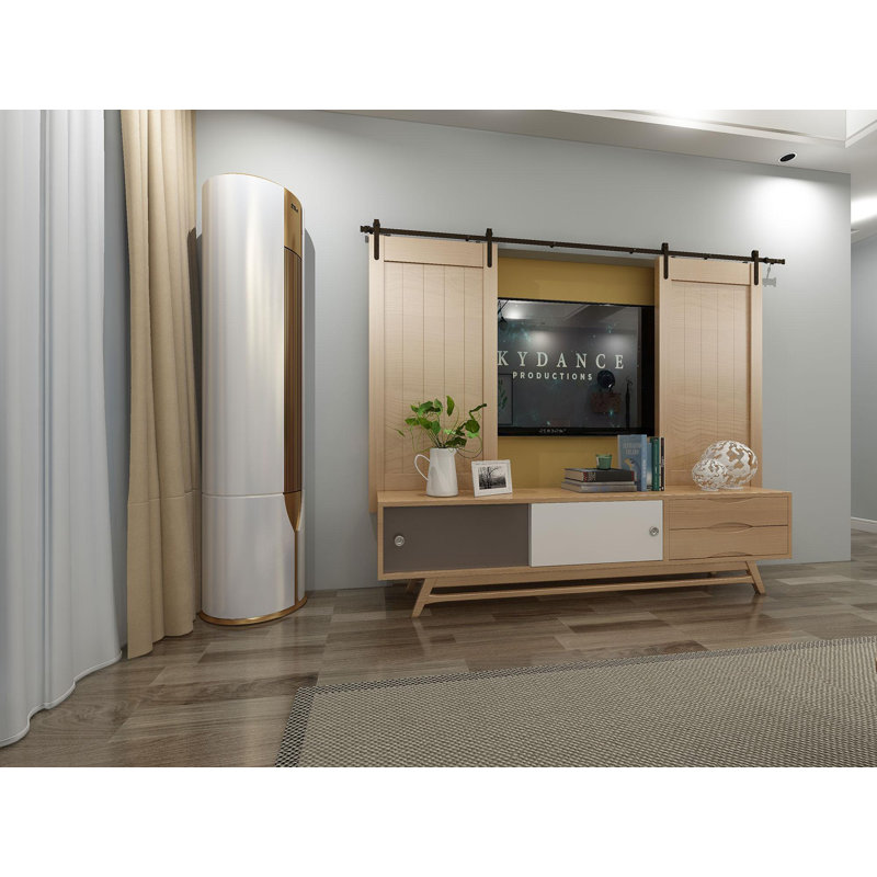 Oil Rubbed Bronze Mini Sliding Barn Door Hardware Kit