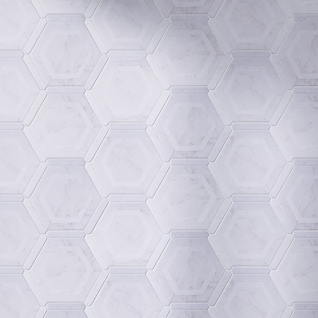 Avant Ibiza Hexagon 9" x 10" Matte Porcelain Wall & Floor Tile Supreme Tile 