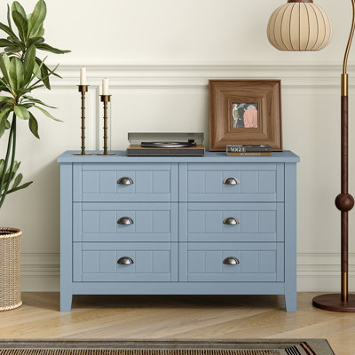 Commode de rangement à 6 tiroirs Kostka