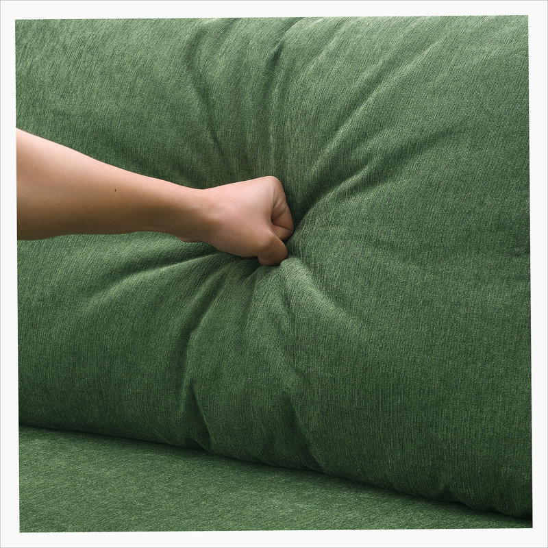 Ensemble de canapé modulaire Boneless Waukesha 109 x 68 po, Vert