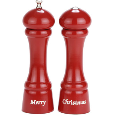 Ensemble de salière et poivrière «Merry Christmas» Chef Chef