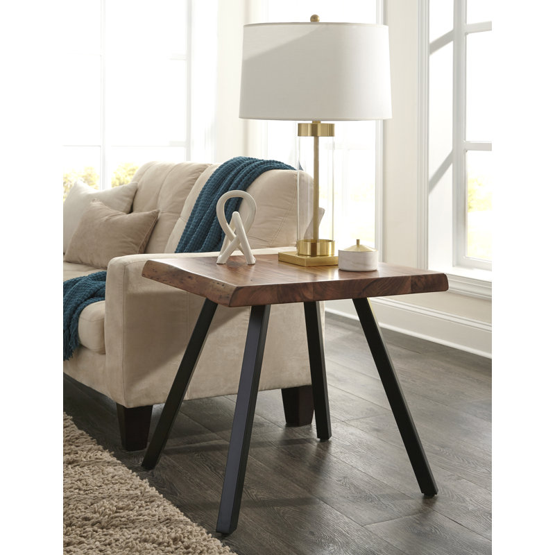 Crissman 3 - Piece Solid Wood Top Living Room Table Set