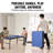 Mid-Size Ping Pong Table Foldable Table Tennis Game Table Indoor with Net