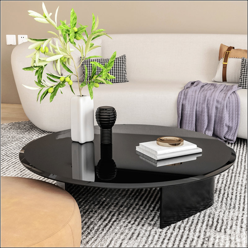 36" Inch Round Tempered Glass Table Top