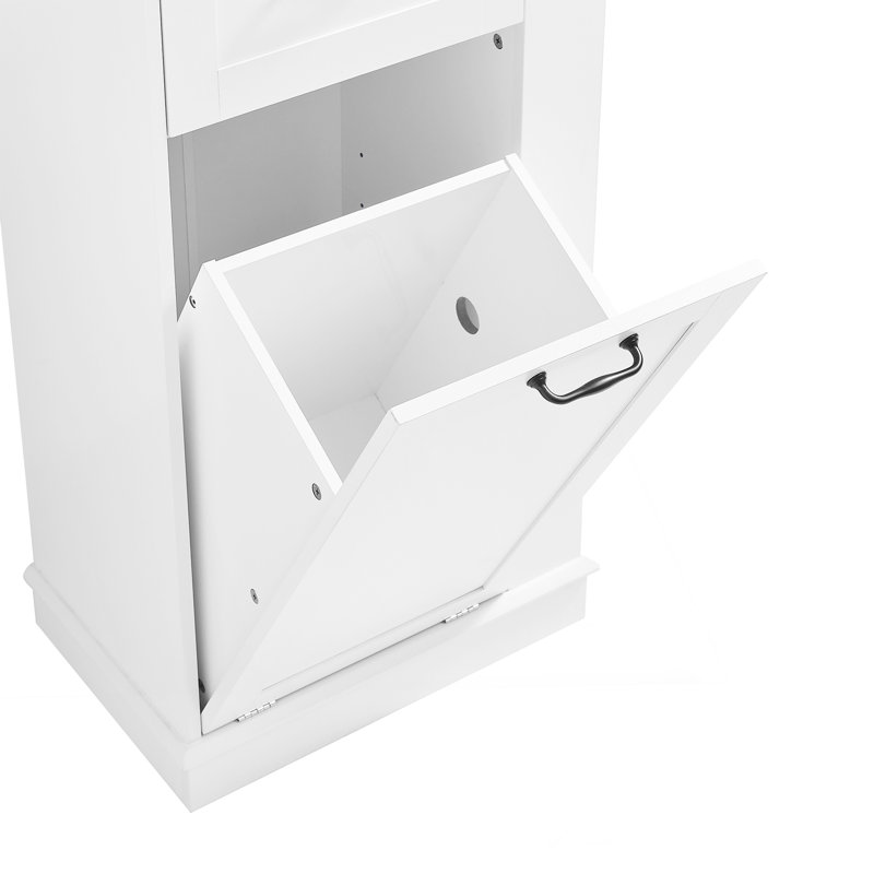 Grande armoire de rangement moderne - compartiment inclinable, tablettes réglables, capacité de 80 lb, charnières à fermeture en douceur, poignées en alliage d'aluminium pour l'organisation de la salle de bain et de la maison