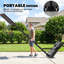 Portable Basketball Hoop, 4.4-10ft Adjustable Height