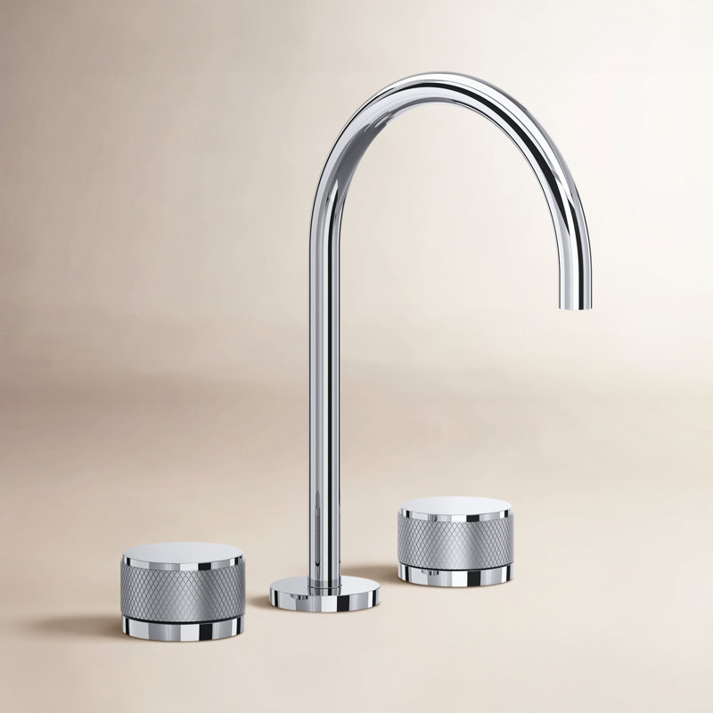 Amahle Widespread Lavatory Faucet with C-Spout, Polished Chrome