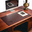 Tapis de bureau en cuir sans rail Bramfield-1316704050