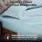 300 Thread Count Certified Egyptian Cotton Blend Solid Deep Pocket Bed Sheet Set-1374093706-1374093719
