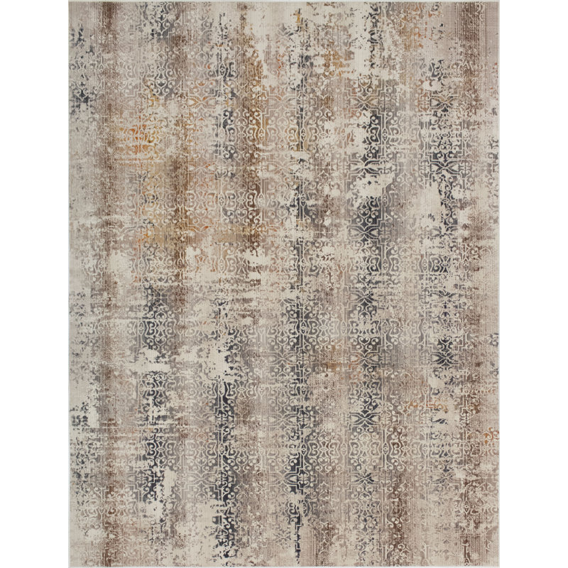 Morvant Damask Indoor Rug, 3'2" x 5'2"