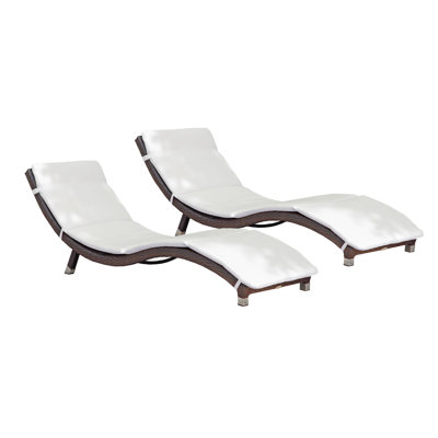 Caracas 185cm Long Single Chaise with Cushions
