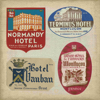Collage de voyage rétro III