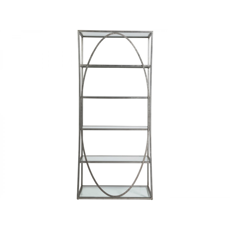 Étagère Ellipse à 5 niveaux en métal 36 po x P 19 po x H 80 po, (Cinq tablettes) H 80 po x l 36 po x P 19 po
