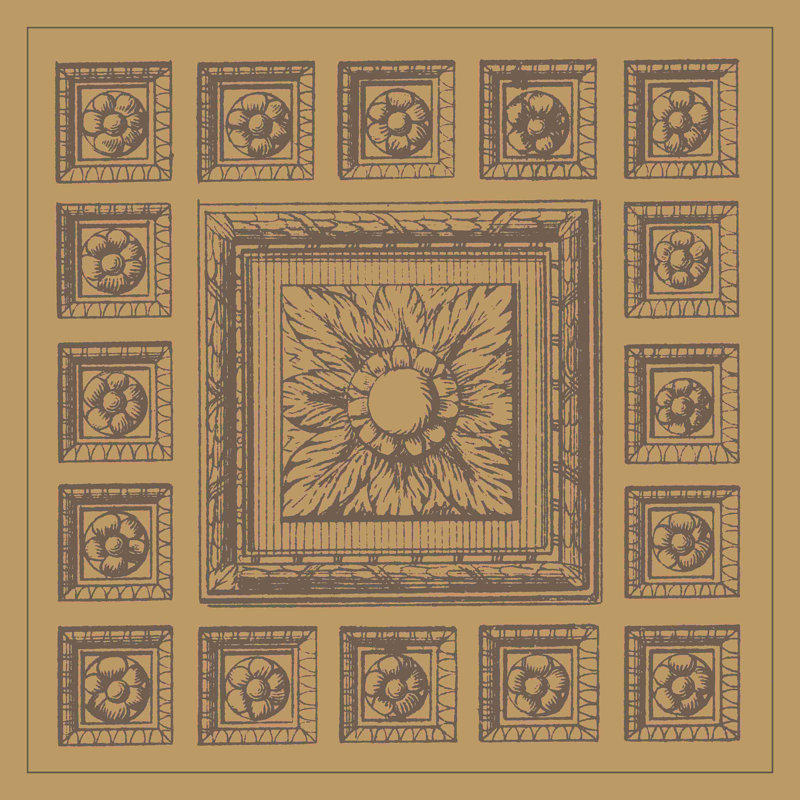 " Terra Cotta Tile IV ", 12" H x 12" W
