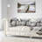 Wooden Sea Bridge Wooden Jetty on Lake District Lumbar Pillow