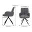 Upholstered Linen Swivel Lounge Chair-1910530830