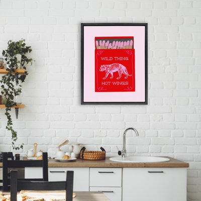 Cadre flottant Wild Thing Matchbox, design par Cherrywood Lane