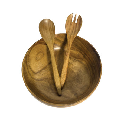 Ensemble de bols en bois d'acacia