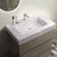 Meuble-lavabo autoportant de 30 po avec lavabo, grand meuble-lavabo autoportant pour salle de bain moderne, lavabo une pièce sans drain ni robinet, pré-assemblé